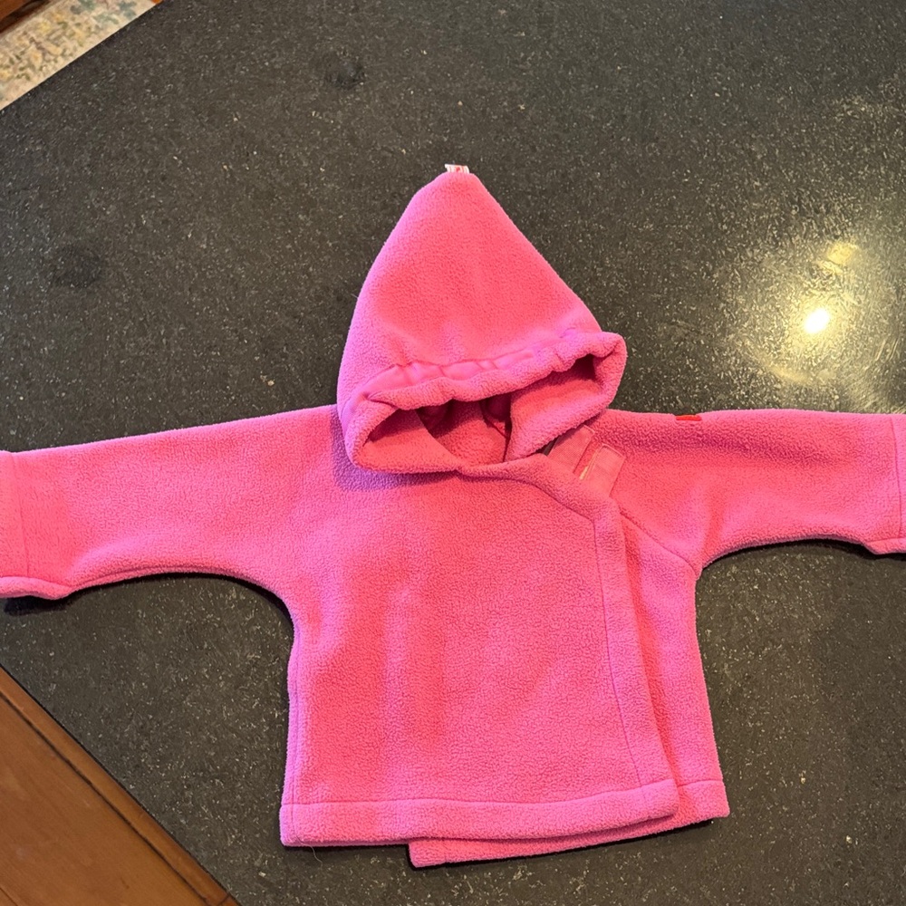Cozy Pink Baby Fleece Jacket